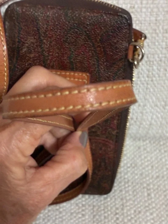 Etro paisley vintage compact   crossbody bag w/ small phone case - Picture 6 of 16